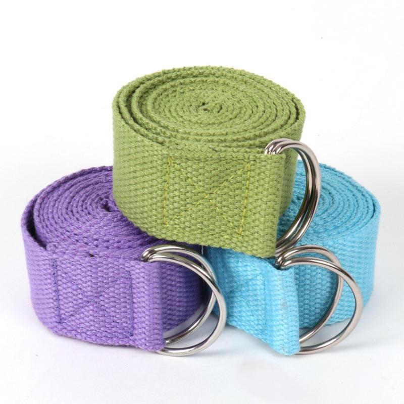 1PC Yoga Stretching Belt Yoga Stretching Rope Lengthening Fitness Exercise Stretching Special Yoga Accessories