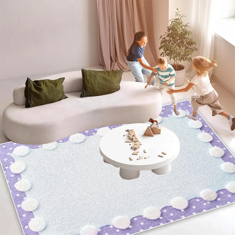Modern Geometric Comfortable Soft Rug for Living Room Decoration Large Bedroom Cloakroom Carpets Washable Children's Play Mat