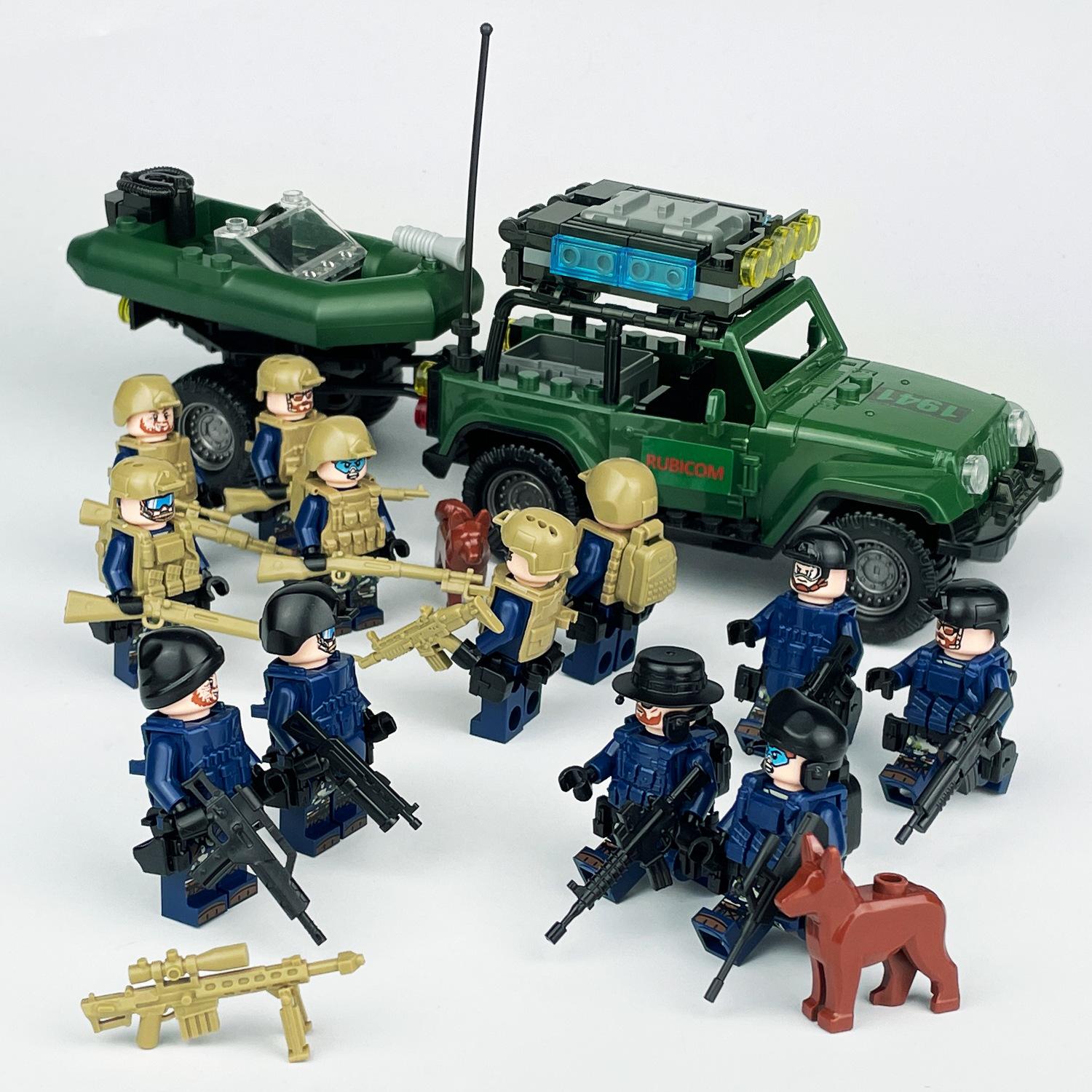 

Болотный мясник, внедорожник, Спайк, полевая команда, детские строительные блоки, игрушки