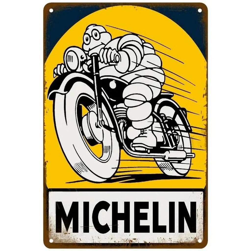 Tire Garage Shop Plaque Metal Tin Signs Wall Decoration Vintage Art Posters Iron Painting for Man Cave Home Cafe Garden Club Bar