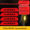 Multi-functional Waterproof Reflective Safety Stickers for Cars - Anti-collision Nighttime Visibility Strips