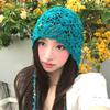 Spring And Summer New Products, Hand-Crocheted Hollow Flower Headgear, Women'S Ethnic Style Fringed Knitted Pullover Hat