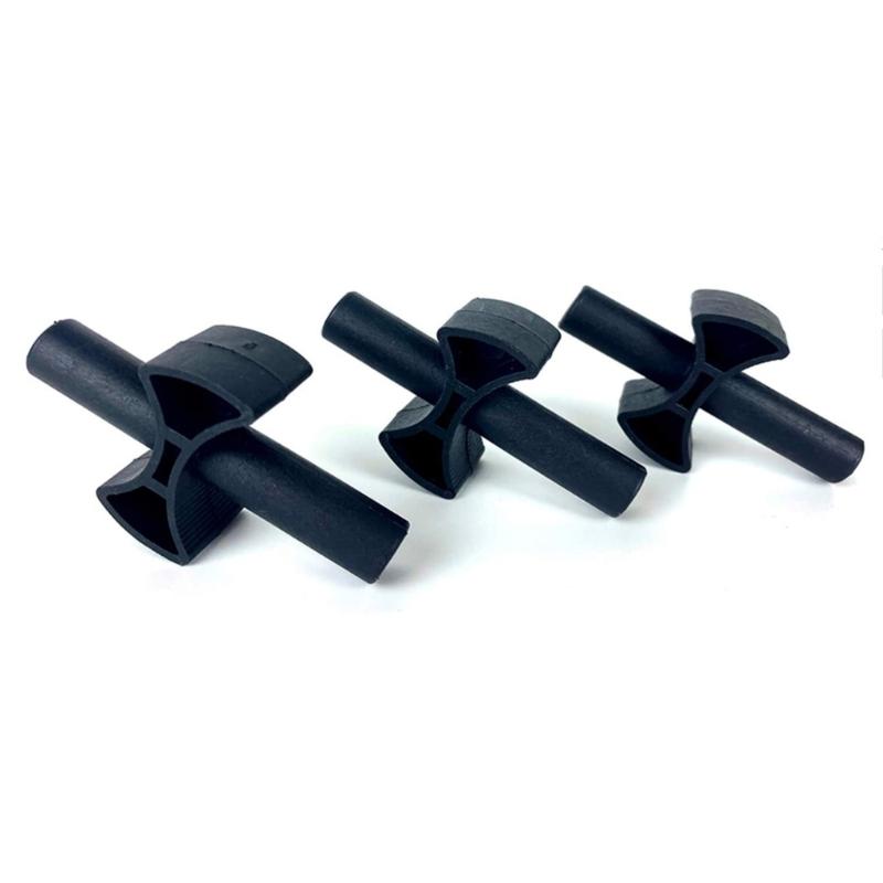 12Pcs Trampoline Enclosure Poles Gaps Spacers Crosses Shaped Safety Spacers for Trampoline Enclosure Post Connection