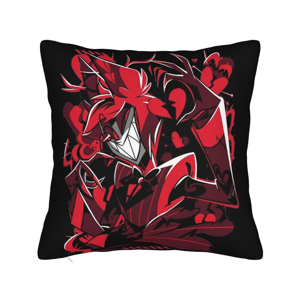 hazbines hoteles alastor vox Pillowcase Merchandise Printing Cushion Cover Pillow Covers Living Room Decor Square Multi-Size