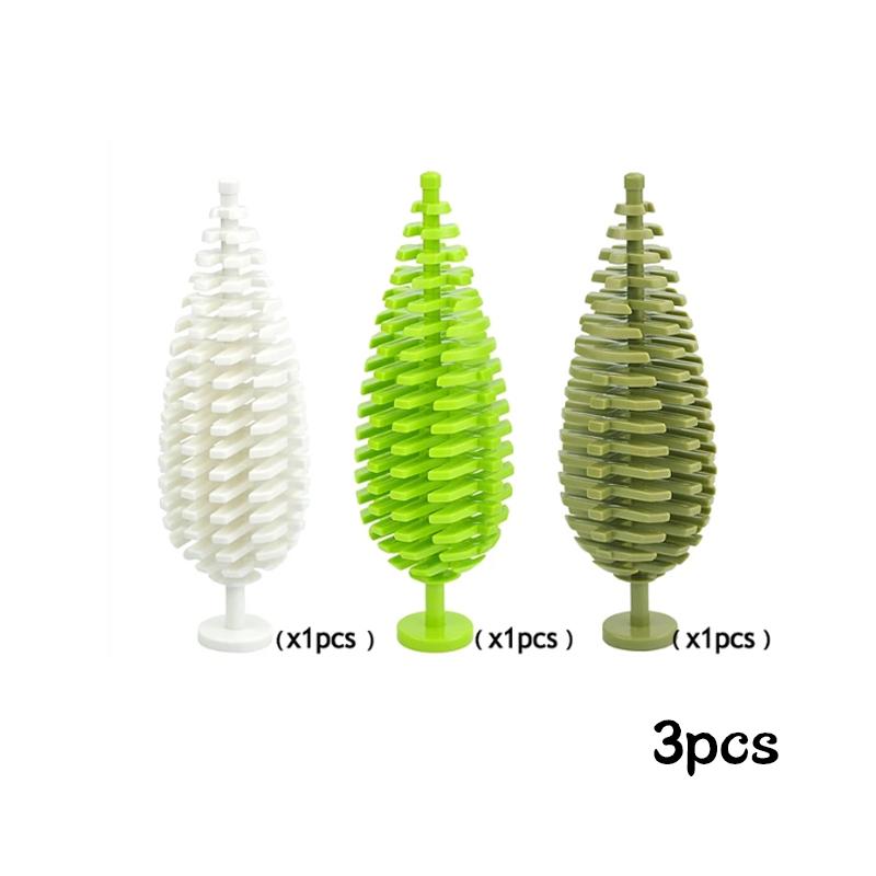 Non-Toxic Moc Building Blocks Plant Bush Tree Flower Grass Diy Buildingparts Creative Bricks 2417 2423 4727 6255 30176 33291 32607 Toys