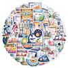 50PCS Natural Sciences Stickers Pack Chemistry, Biology, Physics, Science Classroom Decor Student Laboratory Decals Waterproof