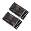 2Pcs 2 Way Car Audio Crossover Overcurrent Protection Universal Heat Dissipation Speaker Frequency Divider