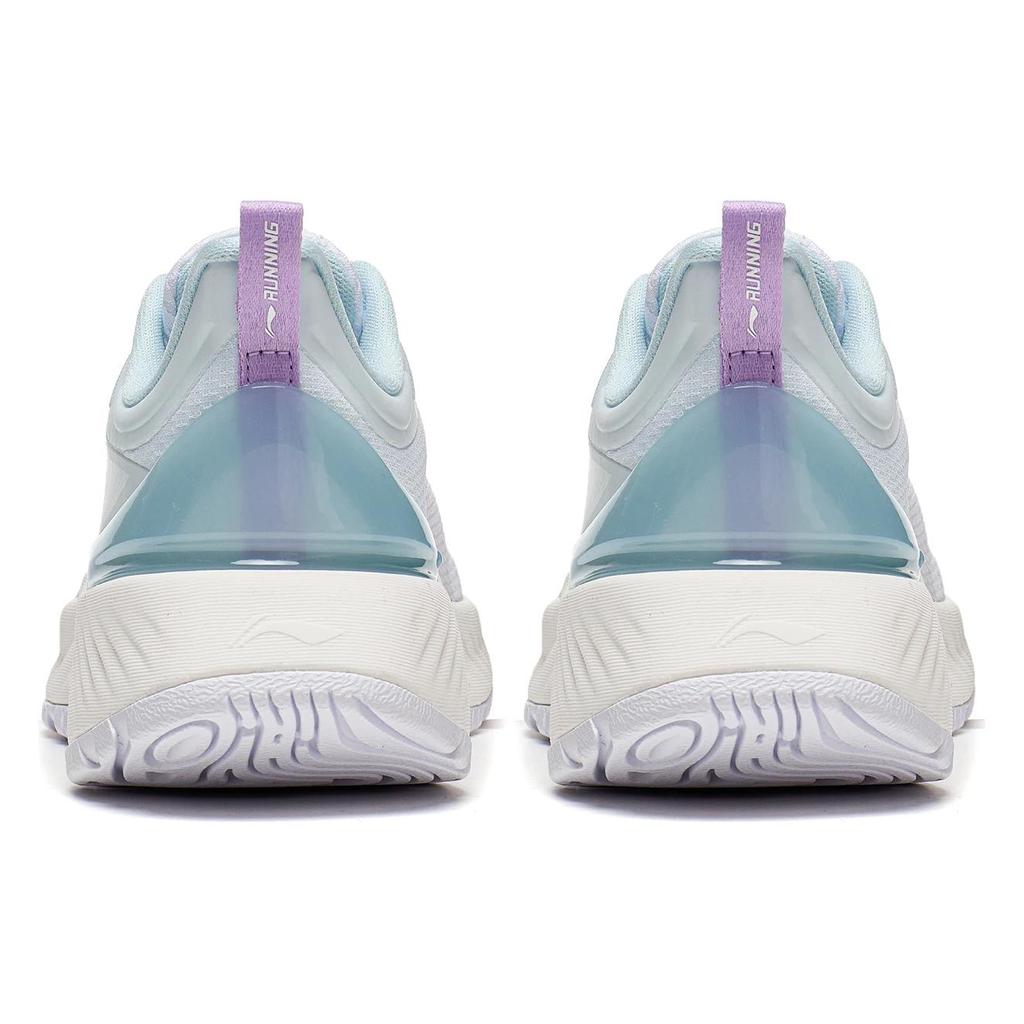 Li Ning YueYing Element Slip Resistant, Abrasion Resistant, Breathable Low top Running Shoes Women's White Blue ARHT006-11