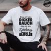 Men's Fashion T-shirt Summer Streetwear Round Neck Casual Camisetas T-shirt Das Ist Kein DICKER BAUCH Design T-Shirts Tee Tops