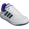 New Adidas HOOPS Anti Slip Wear Resistant Low Top Children's Basketball Shoes White Kids' IH8012