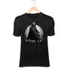 Mens Gothic Skeleton King T-Shirt - Skull Crown Graphic Tee, Dark Fantasy Shirt