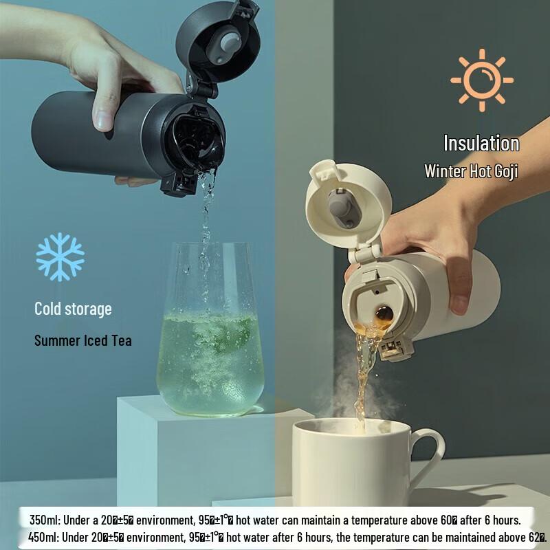 Lock & Lock Aspiration 316 Stainless Steel Pop-Up Lid Insulated Bottle