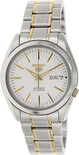 

Seiko 5 Silver/Gold Watch SNKL47K1