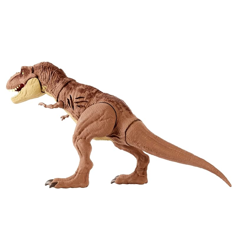 Mattel Jurassic World WELT) Schaden! T-Rex [Gesamtlänge: 43cm] [4 Jahre und älter] GWN26