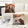 Cartoon Animal Bear Fox Squirrel Cushion Cover 30x50 Polyester Sofa Cushion Decorative Throw Pillows Home Decoration Pillowcover