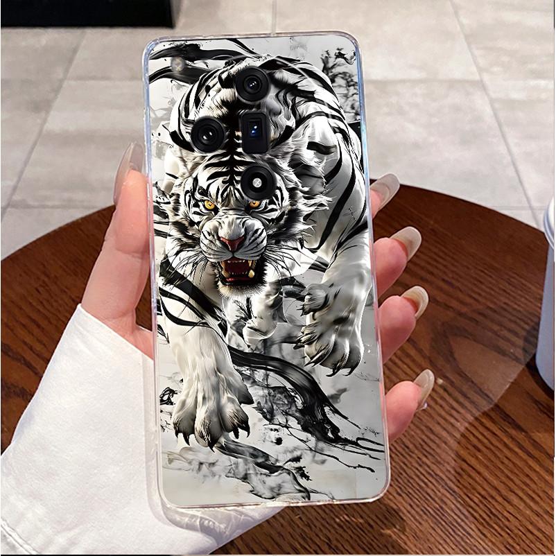 For OPPO Find X7 5G Popular Pattern Panda Shell For OPPO Find X7 Pro/Find X7 Ultra 5G Soft TPU Transparent Shockproof Cover