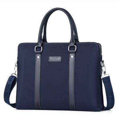 Bolsa masculina nova para negócios, bolsa de ombro para transporte, bolsa para computador, pasta masculina horizontal