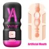 16cm Male Masturbator Realistic Anal Mouth Vagina Real Pussy For Men 18 Penis Pump Glans Sucking Cock Exerciser Erotic Sex Toys