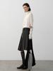 Atelier Nine Pleated Covered Diagonal Skirt(Sk-5038)