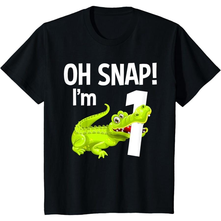 Крокодил Алкоголик на День Рождения 1 год Крокодил Аллигатор 1-й Подарок Футболка(1) XXXXXL чёрный