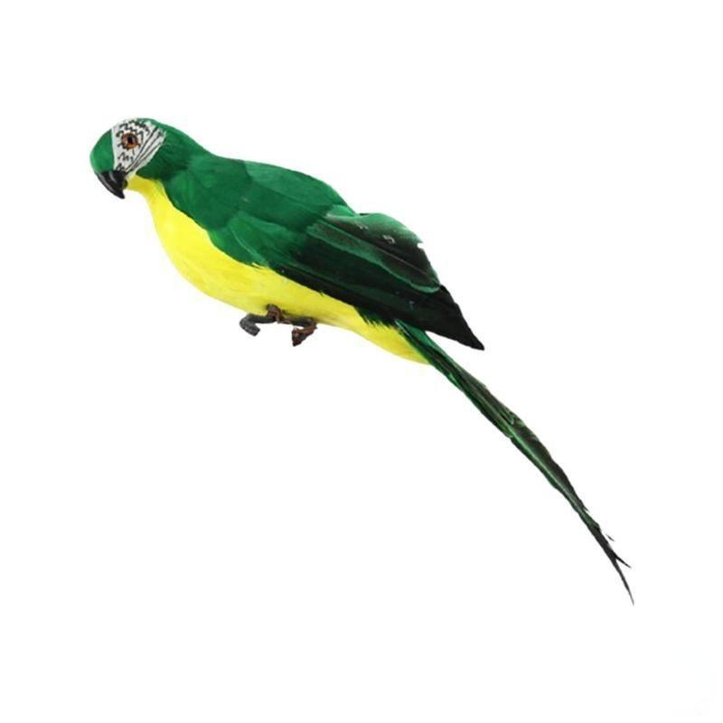 Simulation Parrot Garden Ornaments Creative Feather Lawn Figurine Ornament Animal Bird Outdoor Garden Party Prop Decoration Miniature