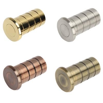 Dust Excluding Socket Copper Dust-Proof Keeper 13mm Aperture Floor Dust Proof Lock Socket Built-In Spring Door Lock Accessories