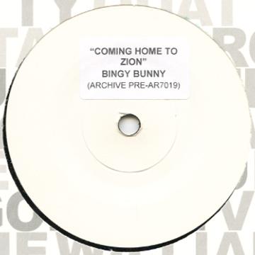 7inch Record BINGY BUNNY / KING TUBBY - Coming Home To Zion / Dub AR7019 Archive UK 1976 UK Reggae, Ska & Dub