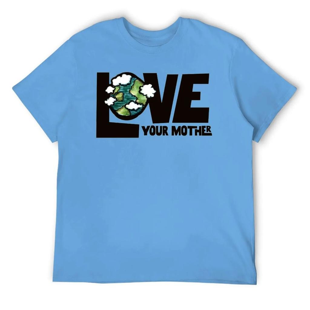 Mother's Day Love Your Mother Earth Men's Triblend Fresh T-shirt Sport T-shirts Hipster Sarcastic Fitness Eur Size