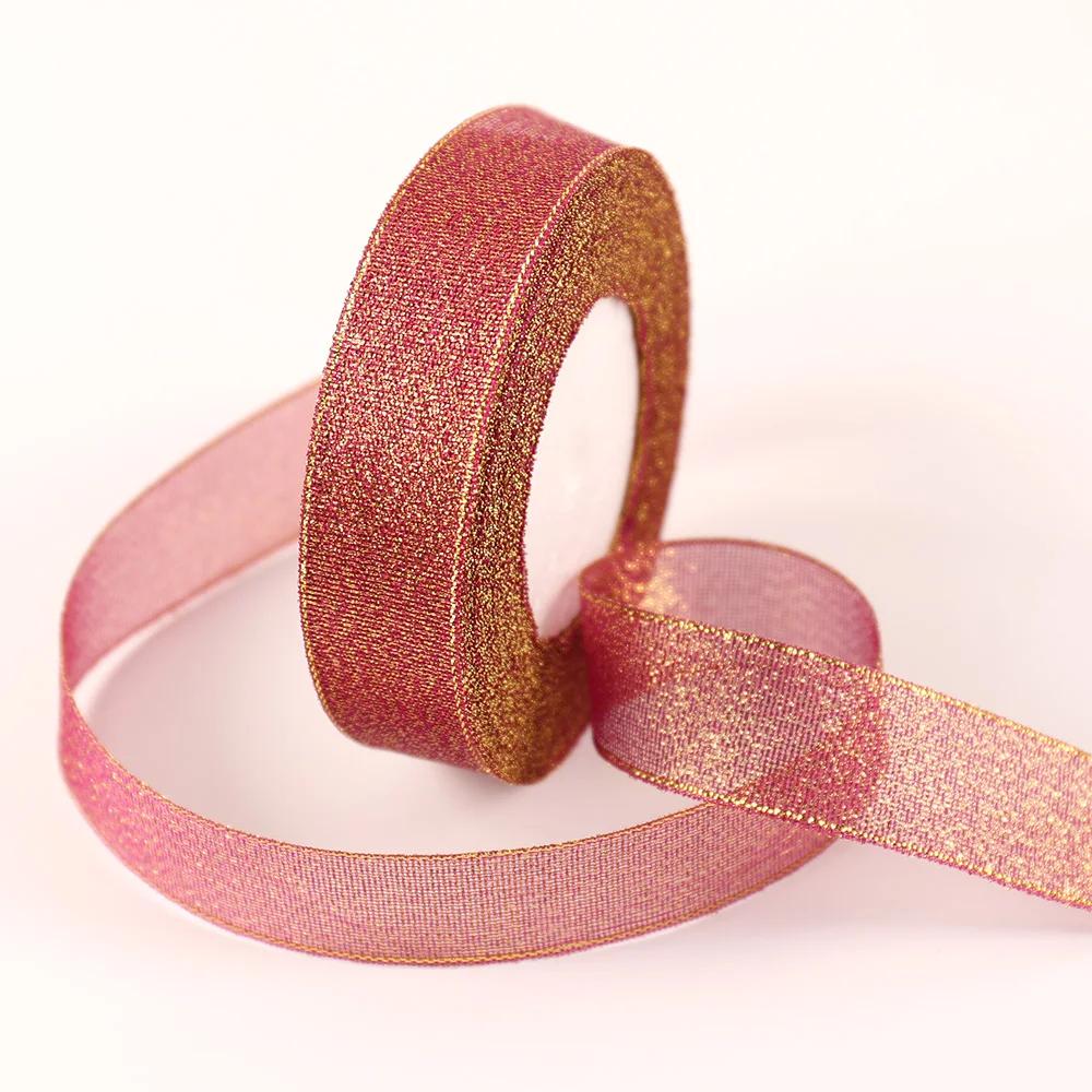 25yards 20mm Colorful Onion Glitter Ribbon for Gift Packaging Webbing Christmas Wedding Decoration Supplies Handmade Ribbons