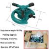 Horticultural Tripod Sprinkler: Large Round Rotating Nozzle for 360° Irrigation and Concrete Curing.