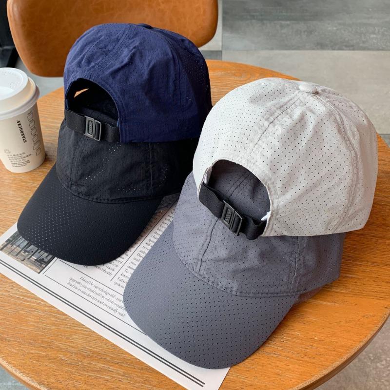 Hat Men's Summer Thin Quick-drying Mesh Breathable Outdoor Running Thin Cap Sun Protection Shade Baseball Cap Women