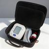 Hard Case Storage Bag for Blood Pressure Monitor Impact Resistant Pouch with Inner Pocket Shoulder Strap Carrying Bag