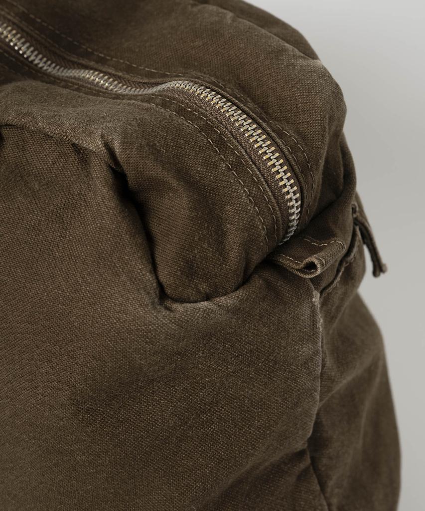 Millo Archive Vintage Flap Pocket Duffle Bag [Washed Brown]