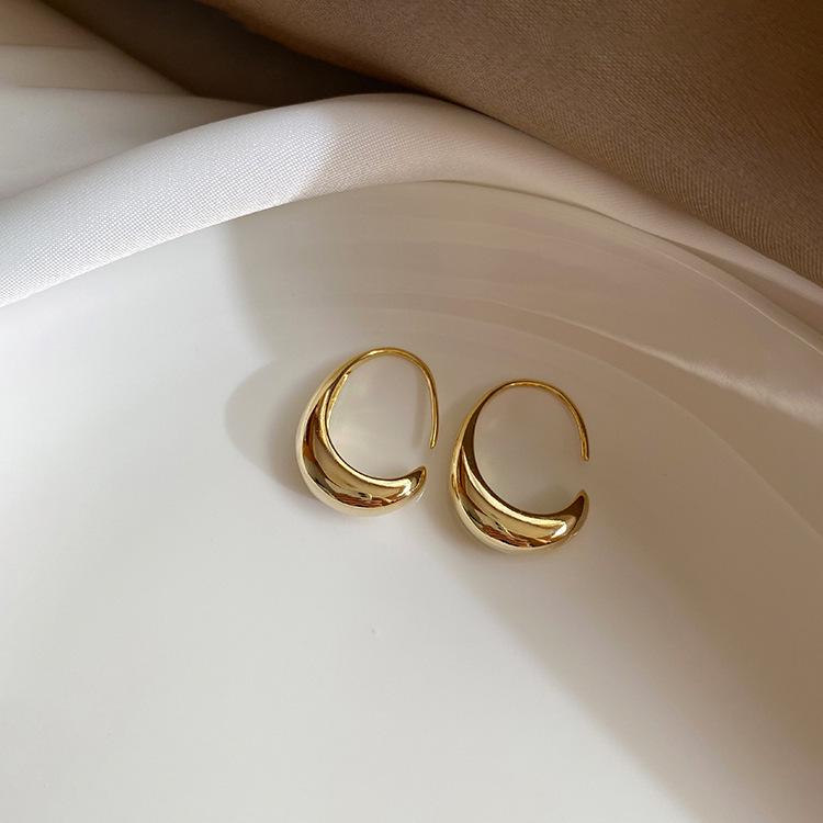 

Элегантные серьги-капли с золотым покрытием из стерлингового серебра S925 для женщин