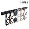 1Pc/2Pcs [Eyeglass Rack] Heavy-Duty Wall-Mounted Eyeglass Storage Rack, Space-Saving Eyeglass Display Rack |   Black Powder Coating, Suitable