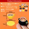NOELAMOUR Caffè Latte Campioni di Cibo, Set Miniatura di 6, Carini Modelli di Cibo Caffè Latte Art per Esposizione