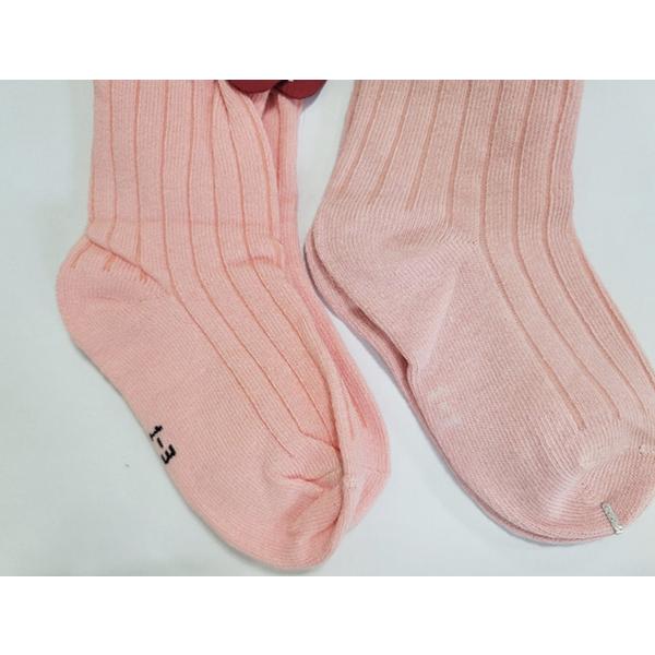 Joy Multi Infant's Wide-eyed Strawberry Fried Egg Ribbed Socks, Korean Baby Products