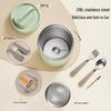 TAFUCO 316 Stainless Steel Portable Insulated Lunch Box