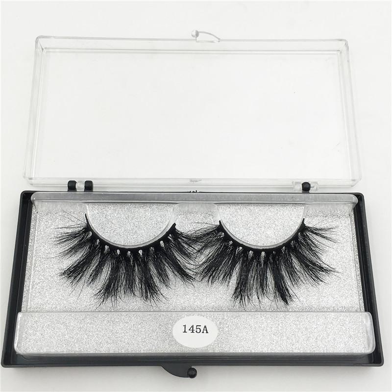 RED SIREN 1 Paar Wimpern Großhandel 100% Nerzhaar Falsche Wimpern Handgemacht 25mm Wimpern Dramatisch Dick Lang 3D Nerz Wimpern Make-up
