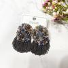 Bohemian Ethnic Style Earrings Women'S Large Retro Fringed Earrings Temperament Personalized Earrings