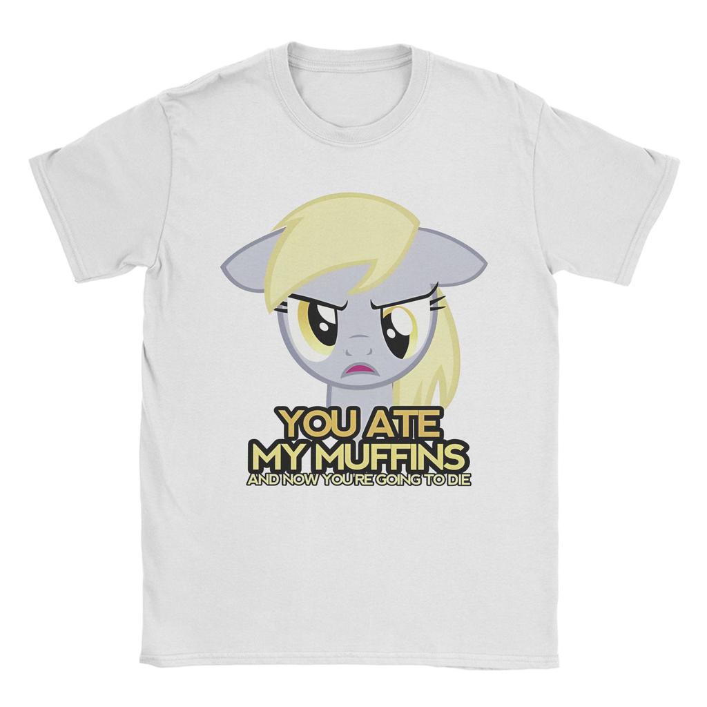 Oversized T Shirt Beach Muffins Derpy Hooves Trending T Shirts 100 Cotton Tee Shirt For Unisex Y2k Basic Design Short Sleeve