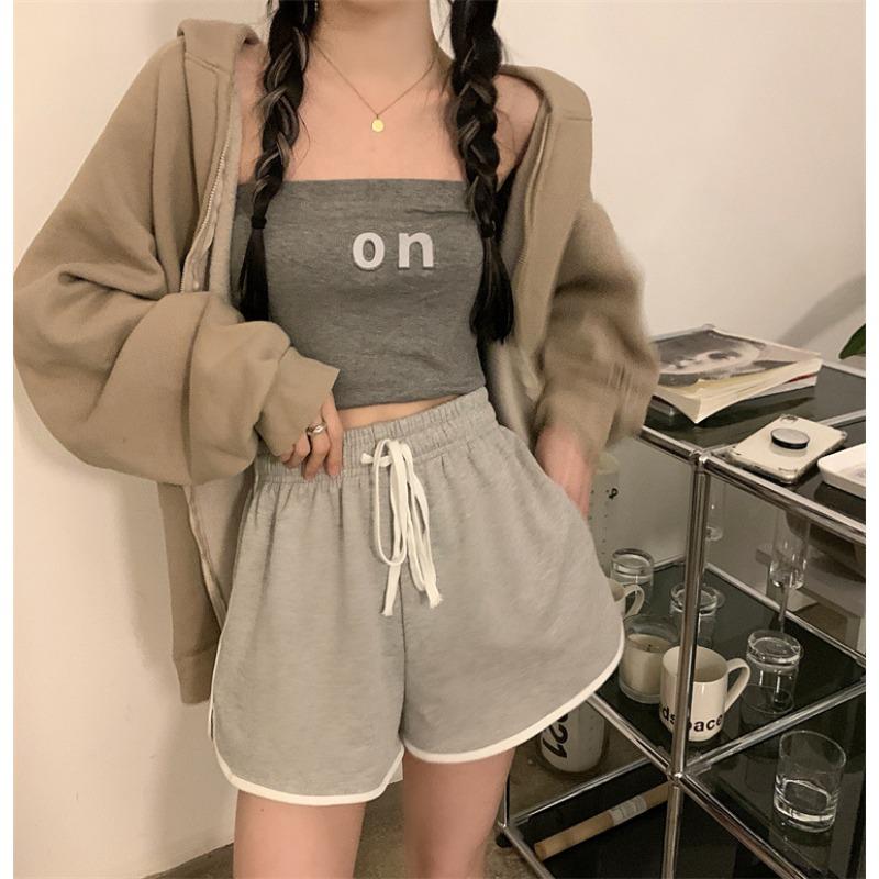 High Waisted Sports Shorts Women Loose Spice Running Wide Leg Casual Pants