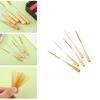 Pack of 5 Artisanal Brushes Featuring Short Grip and Elastic Bristles for Oil Gouache Creations Detailed Work