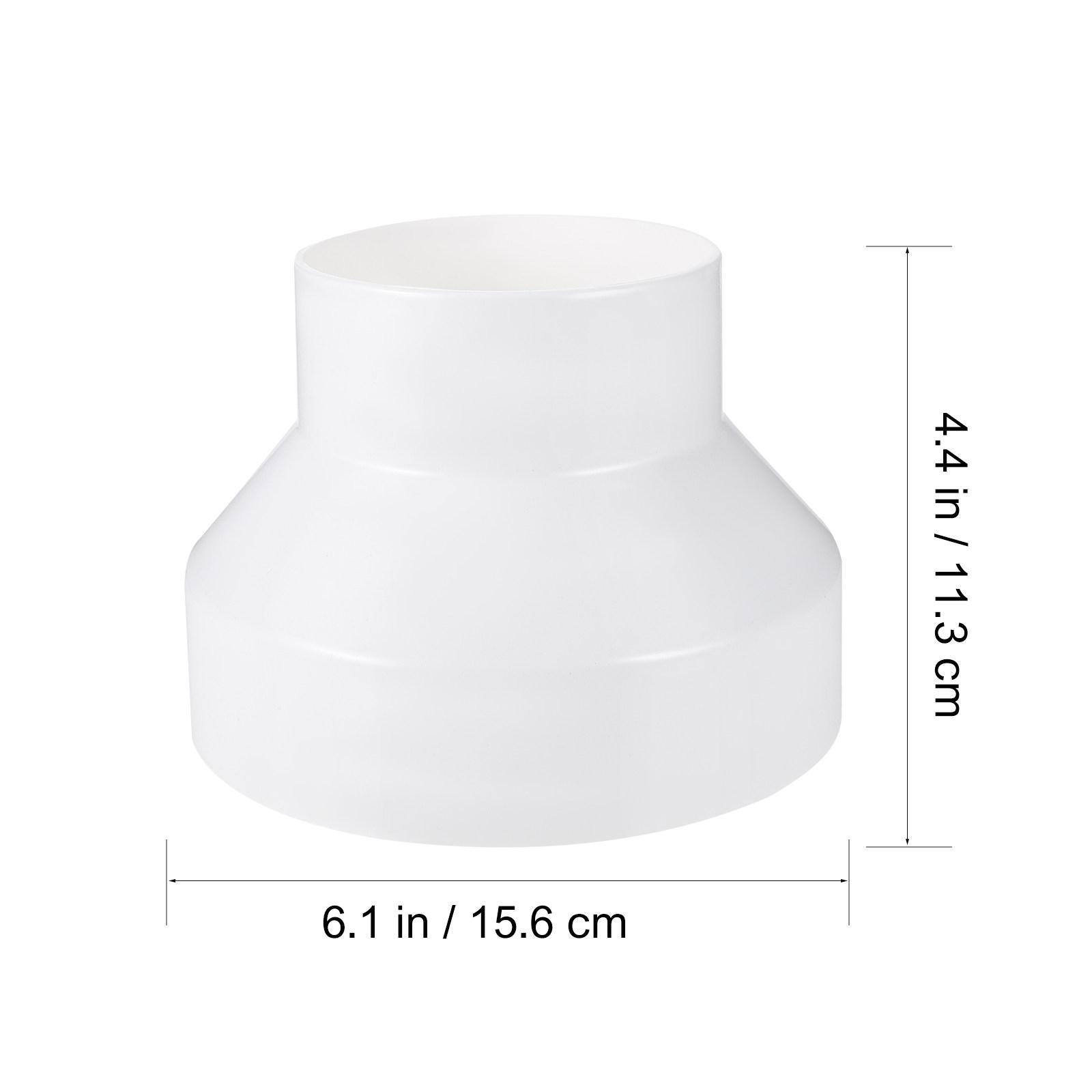 

Duct Reducer ABS Plastic Ventilation Pipe Adapter 150Mm to 100Mm Straight Duct Connector Exhaust Adapter for Dryer Extractor Fan China Mainland