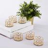 1PC Crystal Wedding Decoration High-quality Gift Safe Placement Romantic Elegant Living Room Decoration Bedroom Candle Vessel