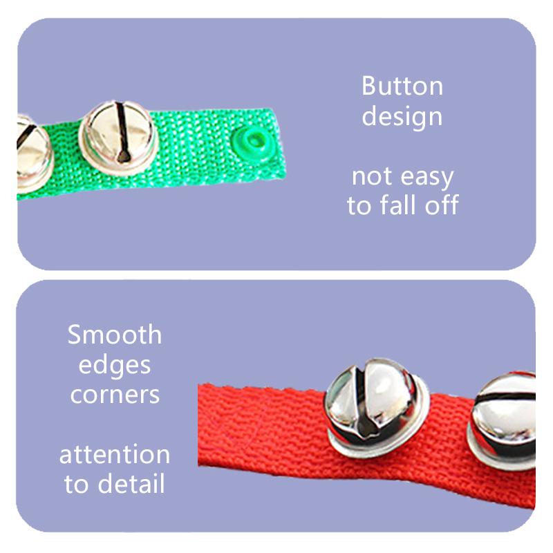 2 peças/conjunto Sino de Pulso Colorido Brinquedo Instrumentos Musicais Adequado para Iniciantes Iluminação Musical Lazer Entretenimento Adereços TMZ