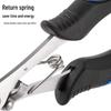 Extra Long Stainless Steel Fishing Pliers with Flat Nose, Line Cutter, and Fish Control Functions.