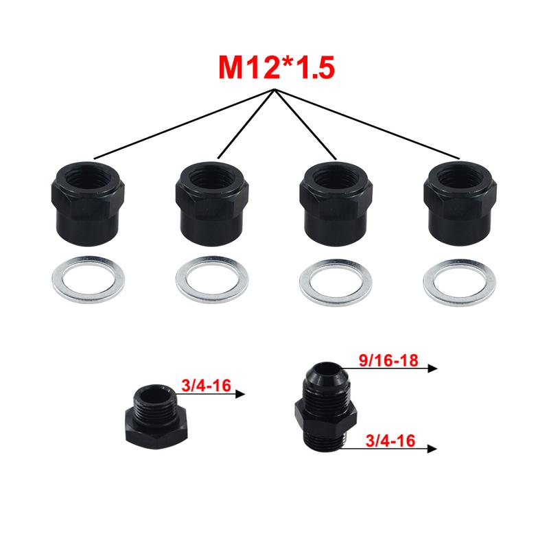 WLR - Twin Fuel Pump Bracket Billet Aluminium Assembly OUTLET Manifold In Black for 044 fuel pump With PQY Logo