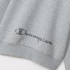 Champion Script Logo Hooded Long Oxford Size L Women's WRAP-AIR Sweatshirt, Sleeve, Stretch, Warm, Gray, (CW-YS102)
