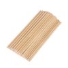 200Pcs Wooden Dowel Rods Smooth Surface Craft Sticks for DIY Woodworking Hobby Projects Round Wood Accessories 15x0.5cm